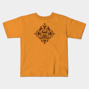 Dog Damask Kids T-Shirt